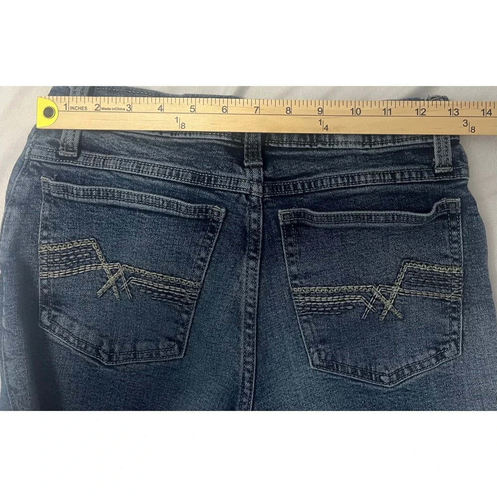 Wrangler 20X Boys Bootcut Jeans Size 16 Regular Stretch Medium Wash Western